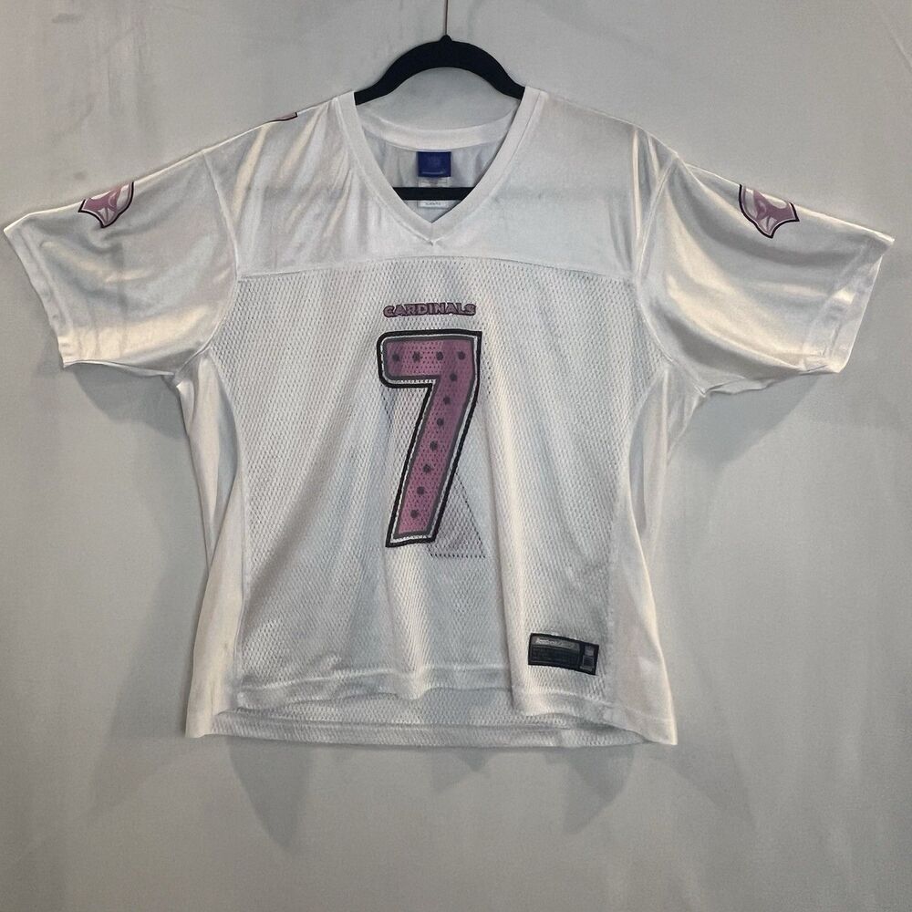 Reebok NFL Women’s Jersey Arizona Cardinals Matt Leinart #7 White/Pink Size XL